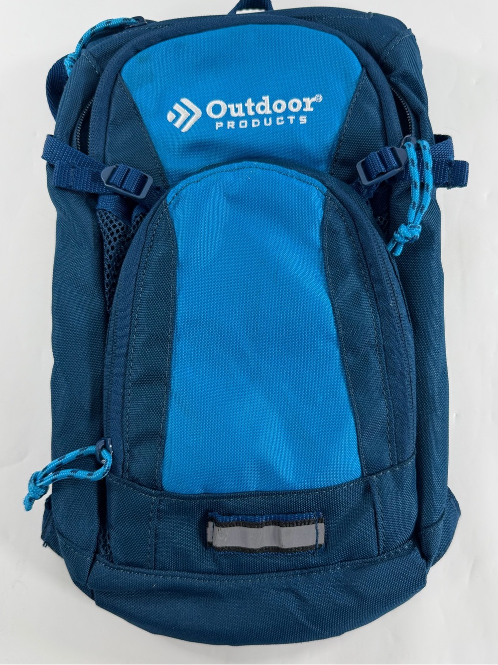 Outdoor Products Blue Hydration Daypack Hiking Backpack 14” Lightweight